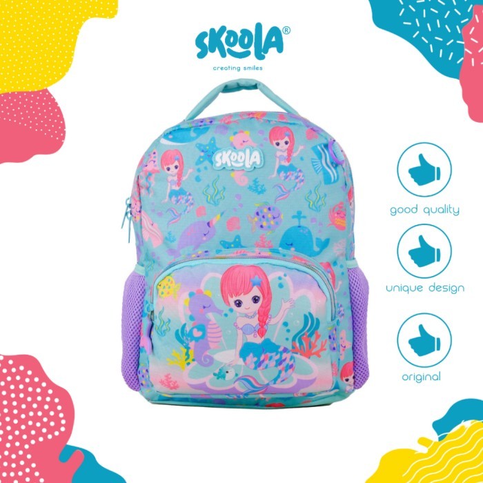 

TERLARIS SKOOLA TAS SEKOLAH ANAK PAUD TK PEREMPUAN LAKI - LAKI RANSEL UNICORN CAT DINO ASTRONOT -