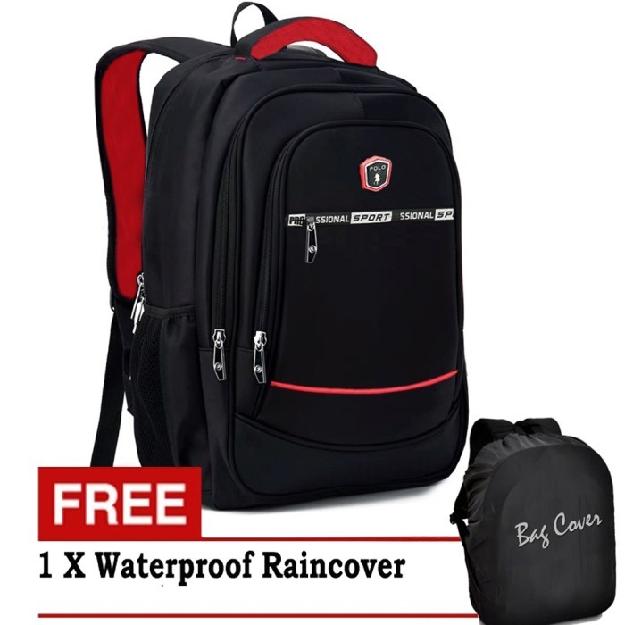 

TERLARIS [JURAGAN TAS] POLO PROFESSIONAL TAS RANSEL PRIA BACKPACK LAPTOP TAS POLO TAS PRIA + BAG