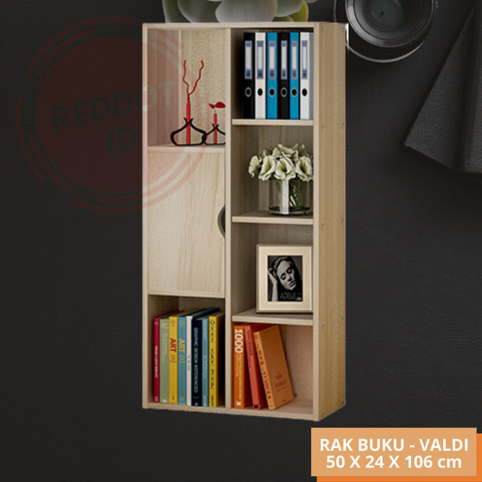 RAK BUKU SERBAGUNA MINIMALIS VALDI LEMARI AESTHETIC MODERN MURAH