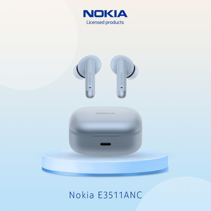 Nokia E3511 Anc True Wireless Earphones Tws Low Latency Hd - Blue