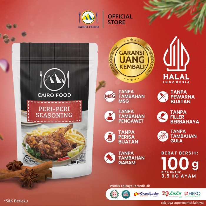 

PROMO! Bumbu Peri-peri Cairo Food - 100 gram