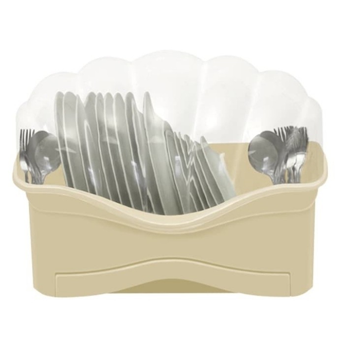 Rak Piring Rovega Sdr-800 Shella / Rak Piring Plastik Tertutup