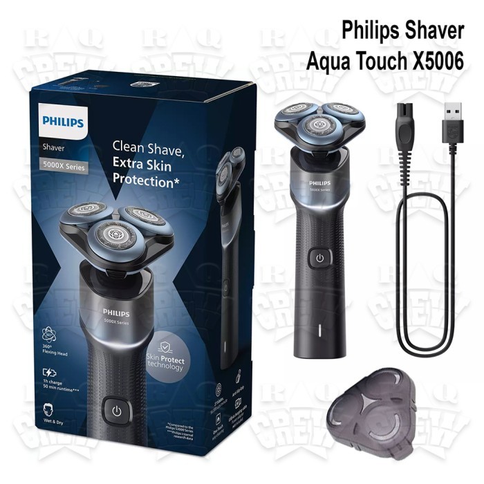 Philips Shaver Aqua Touch S5083 Pisau Razor Alat Cukur Kumis Elektrik