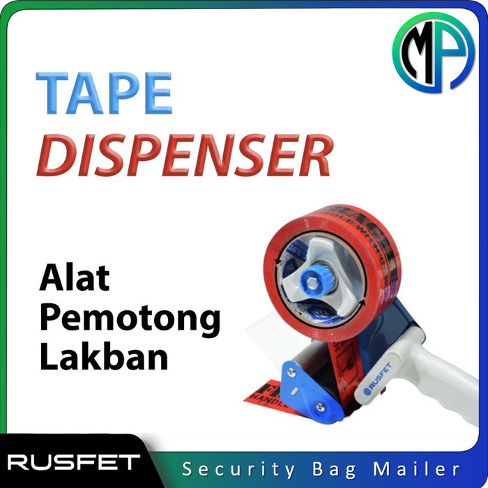 

Promo Tape Dispenser Rufset Alat Promoting Lakban Isolasi Solatip Plakban Packing Aman