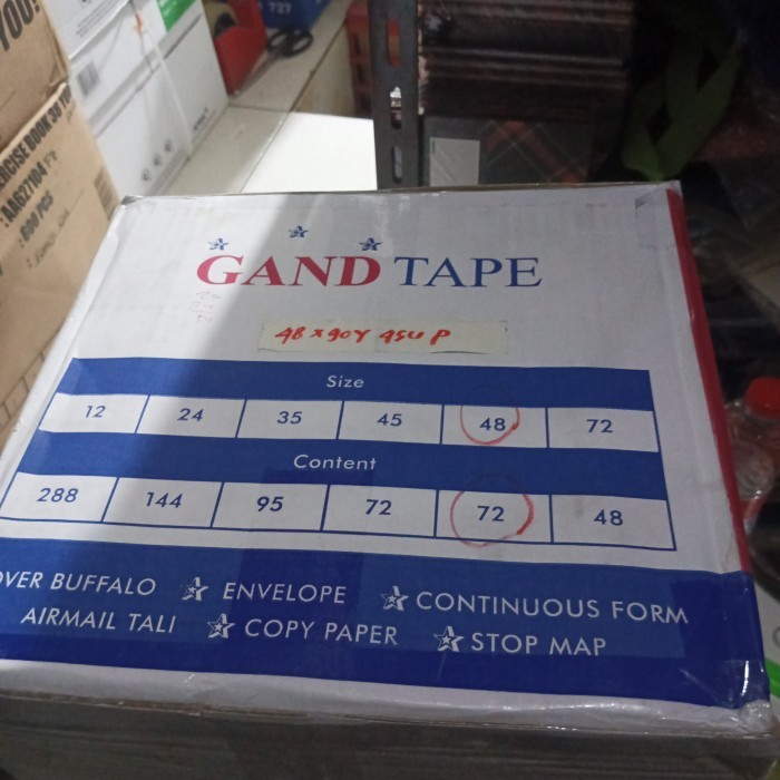 

Ready Stock Lakban Bening Besar Gand 48 X 90 Yad 1 Dus Packing Aman