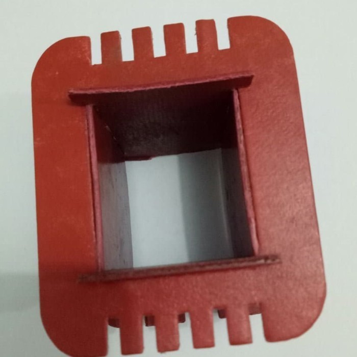Koker Trafo Bobin Travo Custom Ukuran Fiber Merah