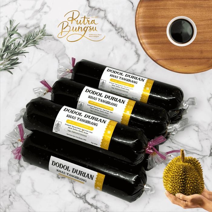 

terbaru !!! dodol durian asli khas tangerang 2 kg / 10 pcs duren asli free gantungan kunci unlimited