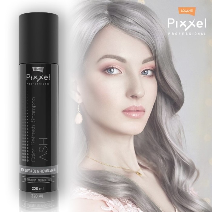 PROMO SHAMPOO LOLANE PIXXEL COLOR REFRESH ASH - SHAMPOO SILVER PACKING AMAN