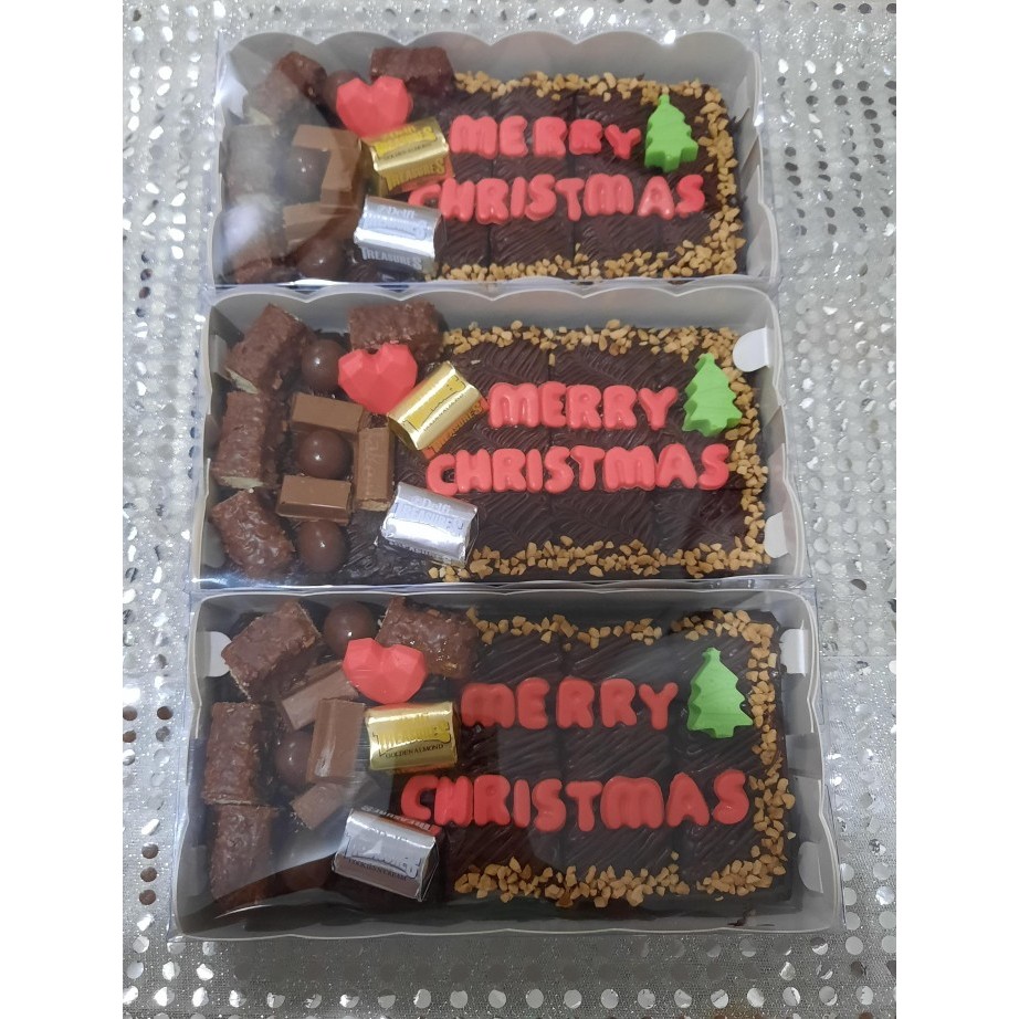 

Christmas Cake Kue Natal Hampers Natal Brownies Hias Premium (Ds Bgr)