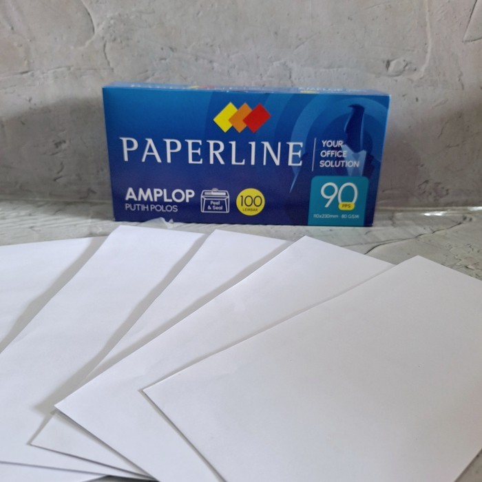 

Amplop Paperline 90 Polos 1 Dus Khusus Instant/Sameday