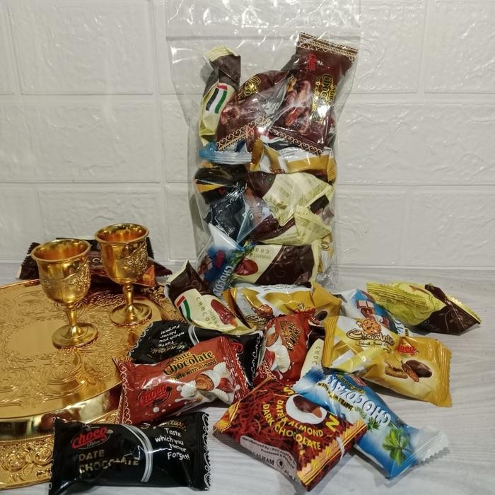 

terbaru !!! coklat kurma almond kemasan 1kg chocolate food cokelat camilan cemilan orange snack