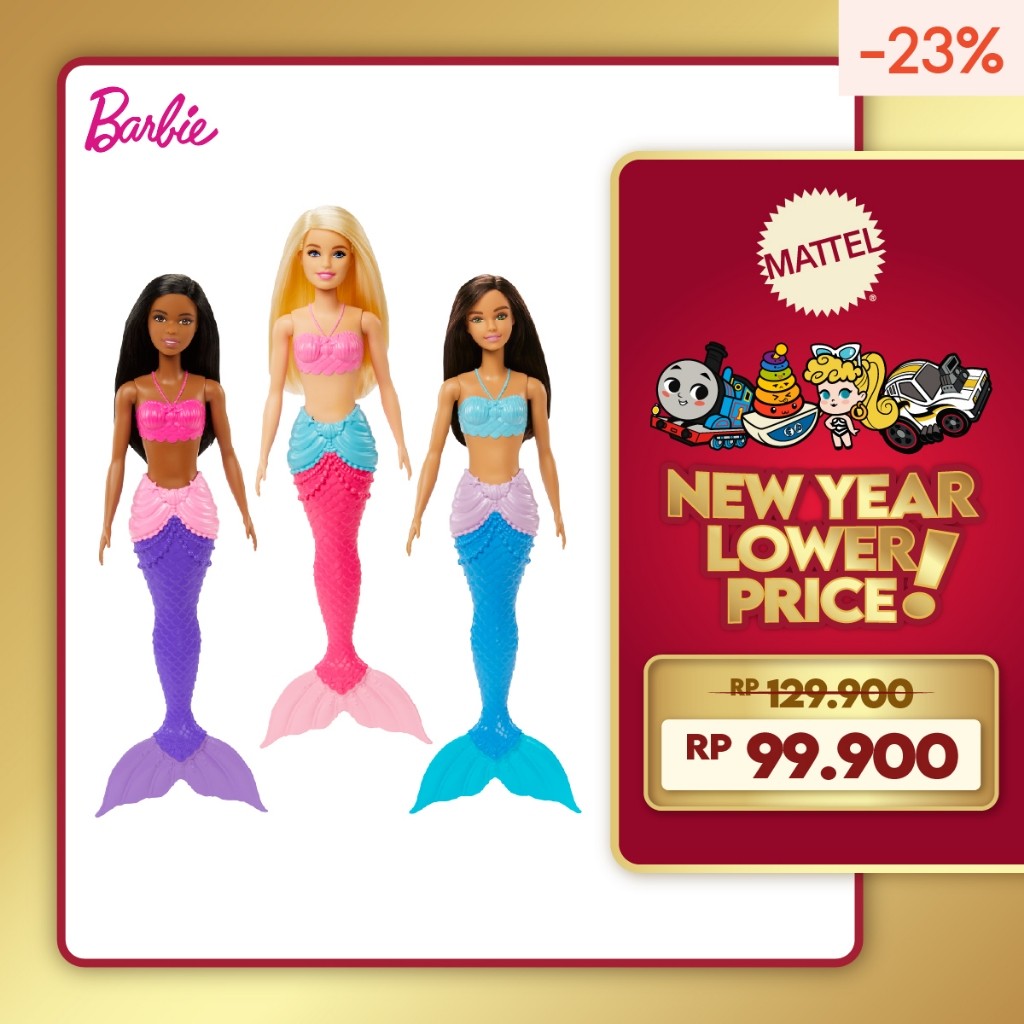 Barbie Dreamtopia Mermaid Mainan Bonea Ana Perempuan