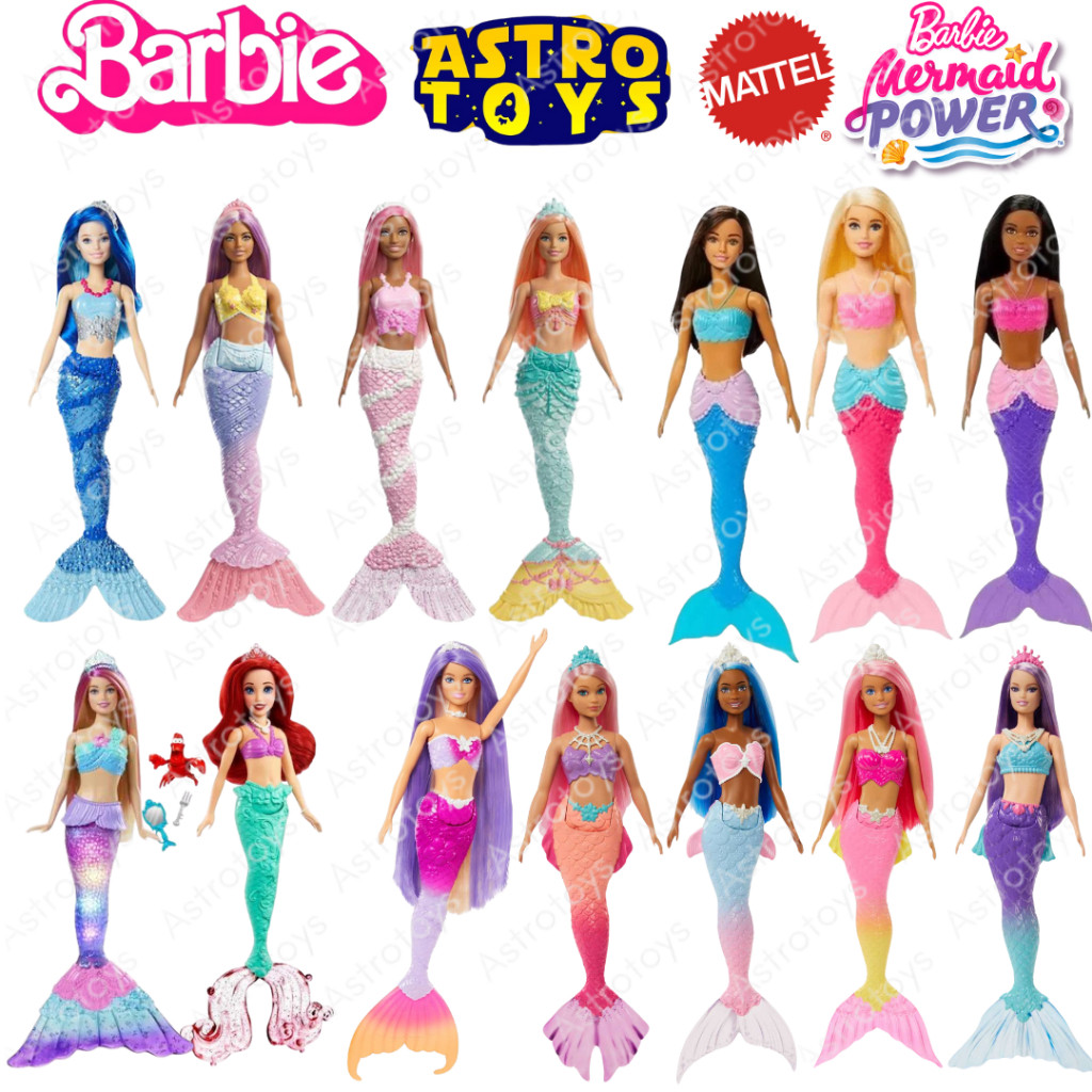 Mattel Barbie Dreamtopia Mermaid Royal Doll Mainan Ana Perempuan Bonea Berbie Barbi Putri Duyung