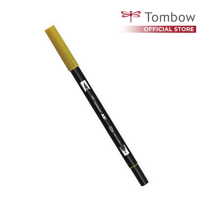 

TERBARU! ABT Dual Brush Pen Yellow Gold