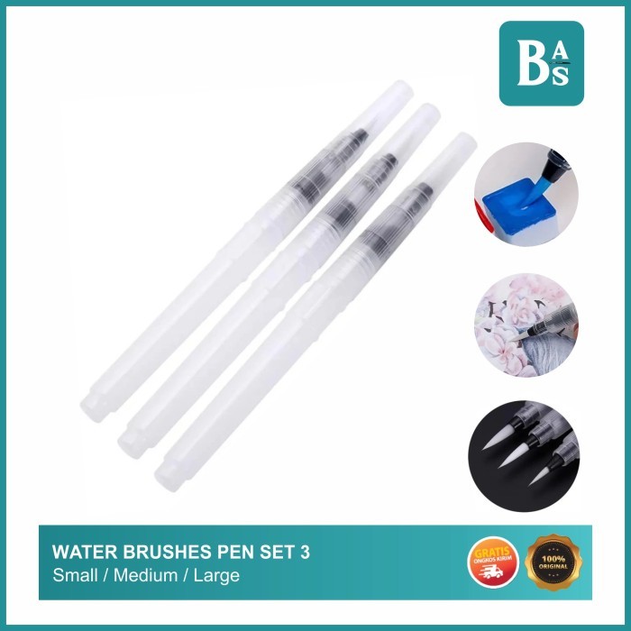 

TERLARIS! Water Brushes Pen Set 3