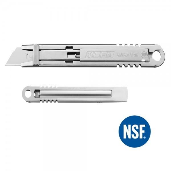 

TERLARIS! OLFA SK 12 Pisau Cutter SK-12 All Stainless Steel Safety Knife