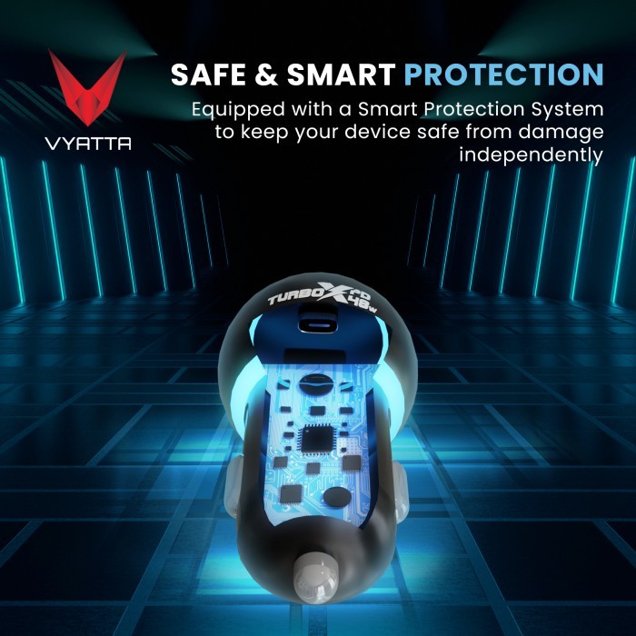 VYATTA CAR CHARGER MOBIL 48 W FAST CHARGING PPS TYPE C PD QUICK CHARGE