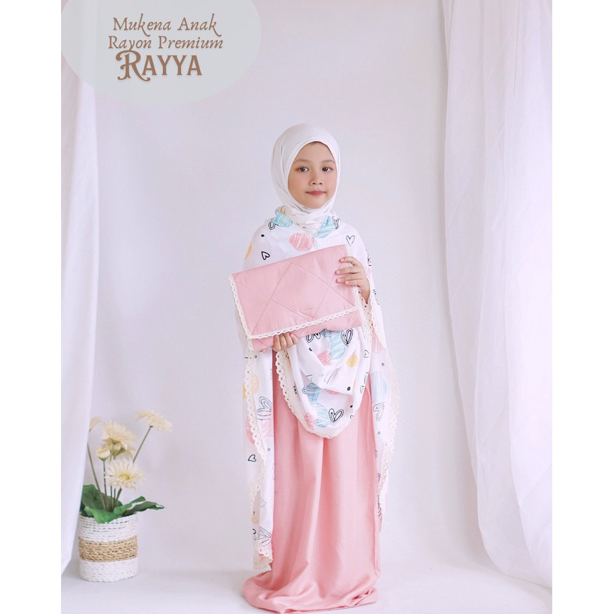 Terbaru Mukena Anak Official - Mukena Anak 2-10 Tahun Rayon Renda Motif Cantik - Mukena Harian