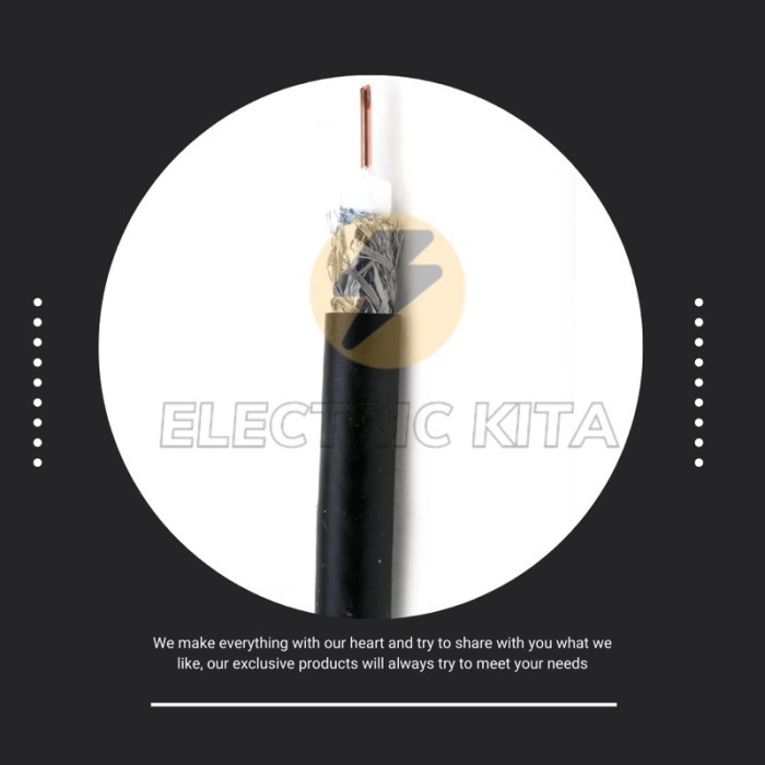 Terbaru Kabel Antena Tv First Media Indovision Parabola Kabel Rg6 75Ohm Panjang 15Meter