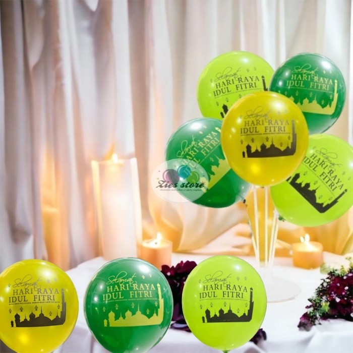 

Terlaris ISI 100 Balon Latex Lebaran / Balon Karet Selamat Hari Raya Idul Fitri SALE