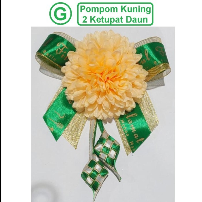 

Terlaris Pita Idul FItri Hiasan Hampers Kado Parcel Lebaran Ramadhan - pompom SALE