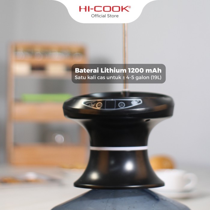 

Hi-Cook Water Dispenser Portable/Pompa Galon Air Elektrik Wd-P2 Original Dan Terpercaya