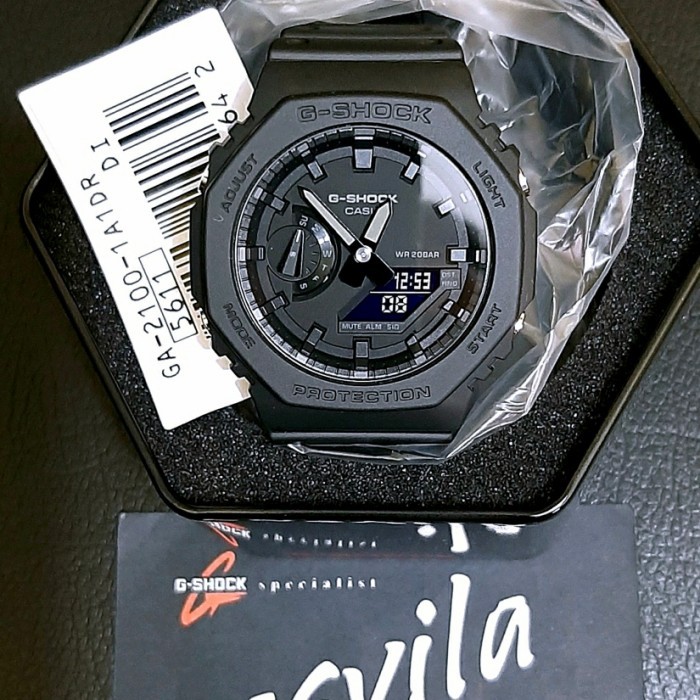 Casio G-Shock Gshock Ga 2100 - 1A1 / Ga2100 - 1A1Dr Full Black