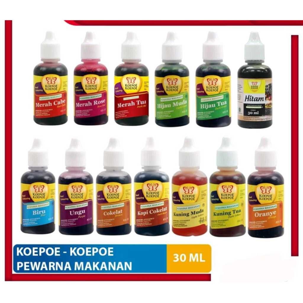 

KOEPOE KOEPOE PEWARNA MAKANAN 30 ML | HALAL