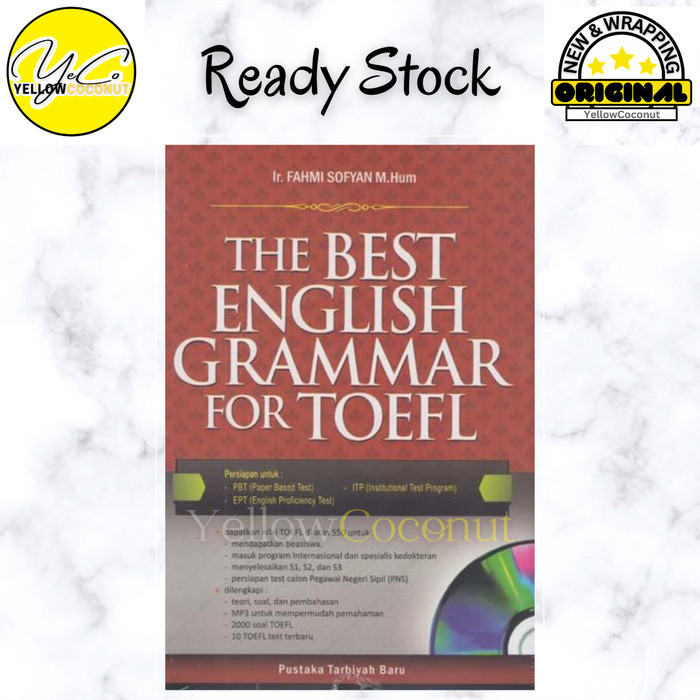 

Terbaru The Best English Grammar For Toefl - Ir. Fahmi Sofyan M.Hum Best Seller