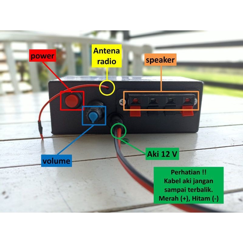 Ampli Toa Speaker Pedagang Keliling bisa Bluetooth sudah termasuk memori
