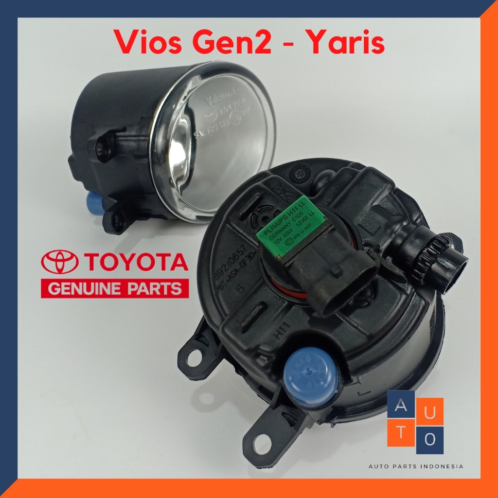 Foglamp Yaris/ Lampu Kabut Yaris/ Foglamp Yaris Bakpao Original Merk Valeo Tahun 2006-2013