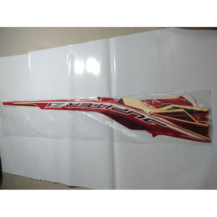 Stiker Bodi & Lis Body & Striping Jupiter Z1 2014 Merah