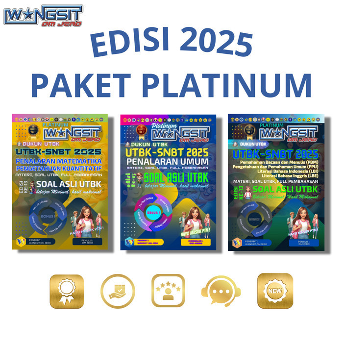 

Terbaru [Ori] Buku Wangsit Paket Platinum Saintek Om Jero Utbk Snbt 2024 Terlaris