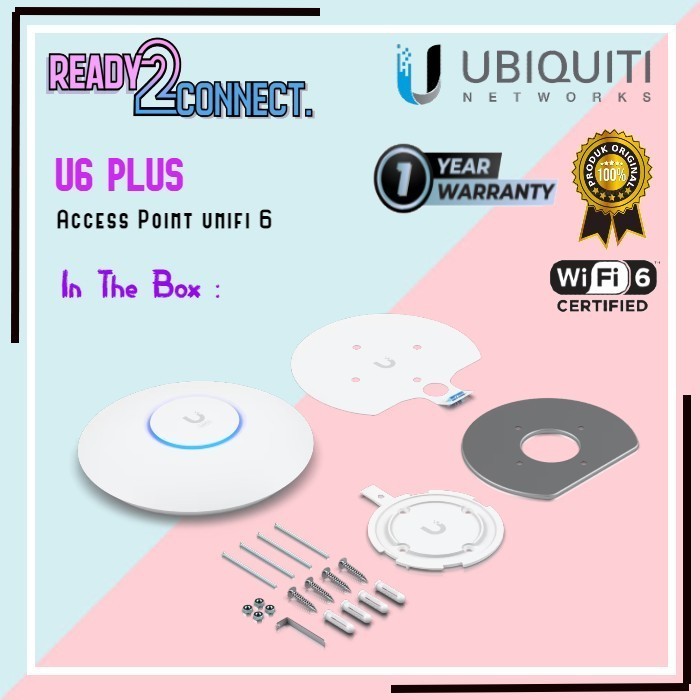 Terlaris Ubiquiti U6 Plus Unifi 6 Plus Access Point