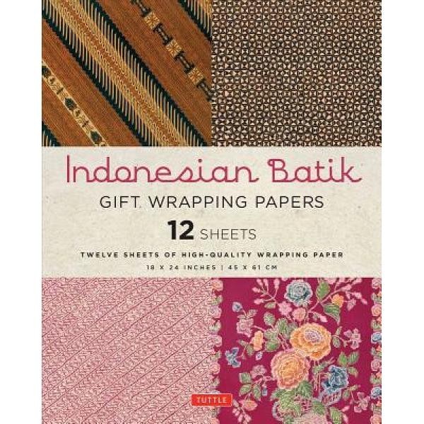 

Sale Indonesian Batik Gift Wrapping Papers: 12 Sheets Of Hi - 9780804846332