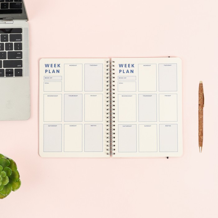 

Sale Bukuqu Notebook Spiral A5 - Sm021 Week Plan