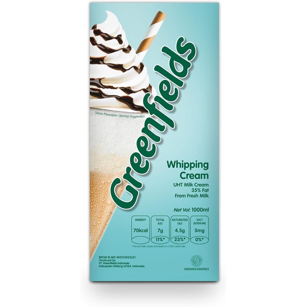 

Greenfields Whipping Cream 1000ml