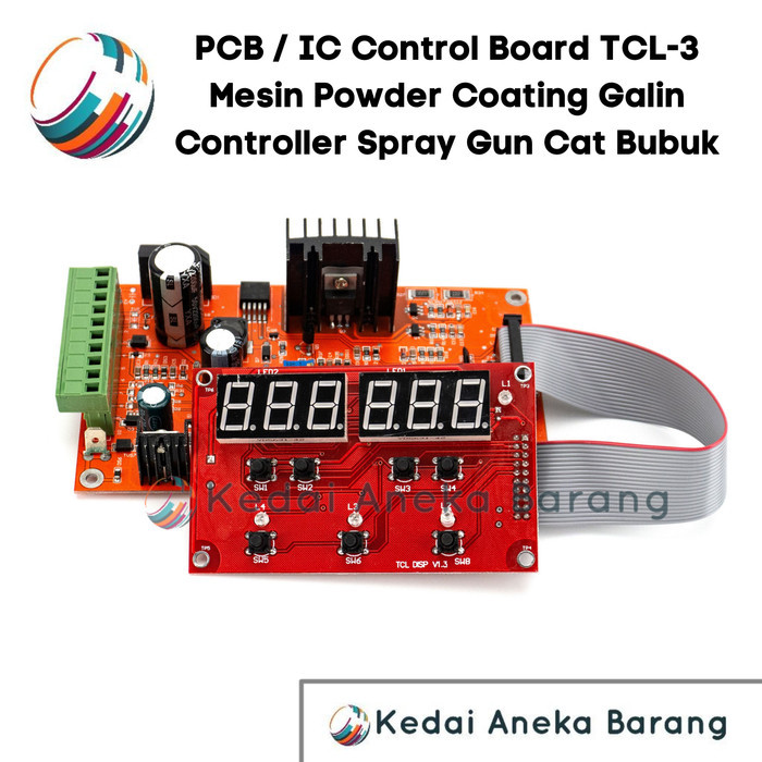 "'''] PCB TCL-3 IC Control Board Controller Mesin Powder Coating Display