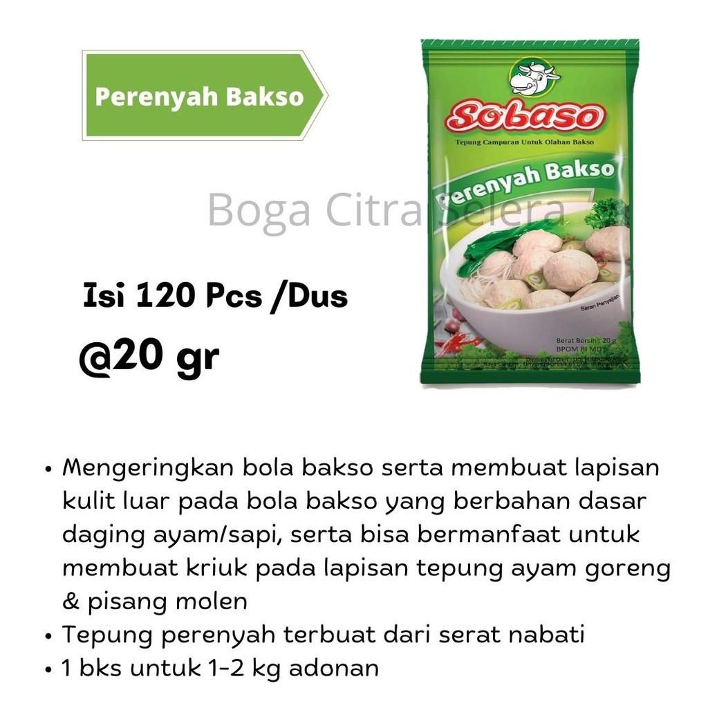 

Tepung Perenyah Bao Obao 20Gr (1 Du Ii 120 Pc)