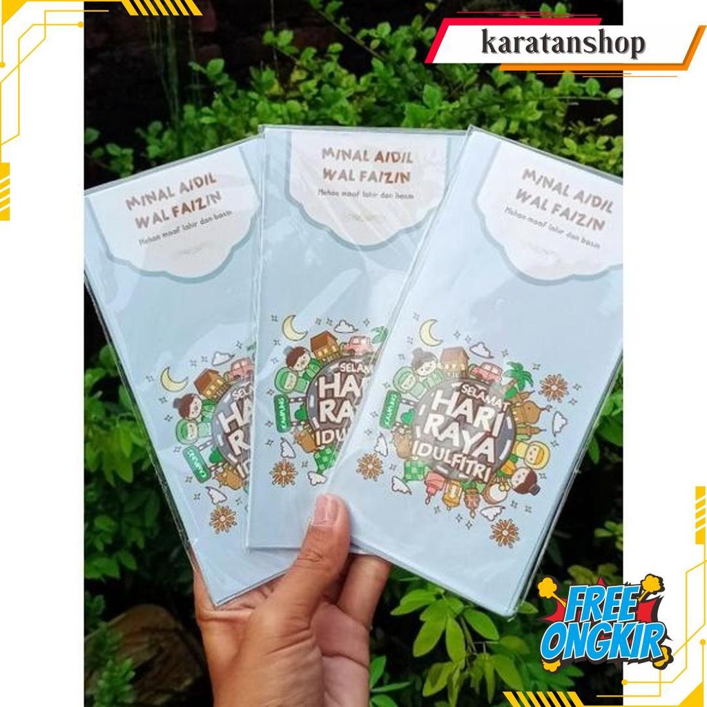 

Amplop Lebaran Jumbo (Premium) Uang Tanpa Dilipat Sudah Di Lem Original Produk