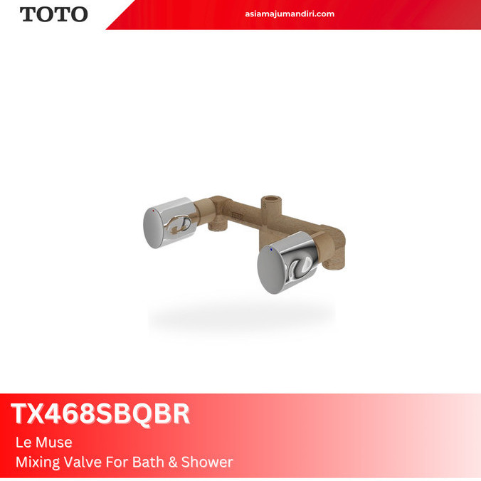 KERAN TANAM PANAS DINGIN | KERAN SHOWER MIXER | KERAN SHOWER PANAS DINGIN TOTO TX468SBQ