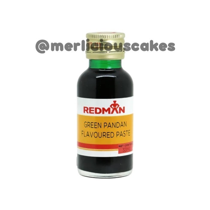 

langsung order saja] Redman Green Pandan Flavoured Paste Perisa Pewarna Makanan Kue