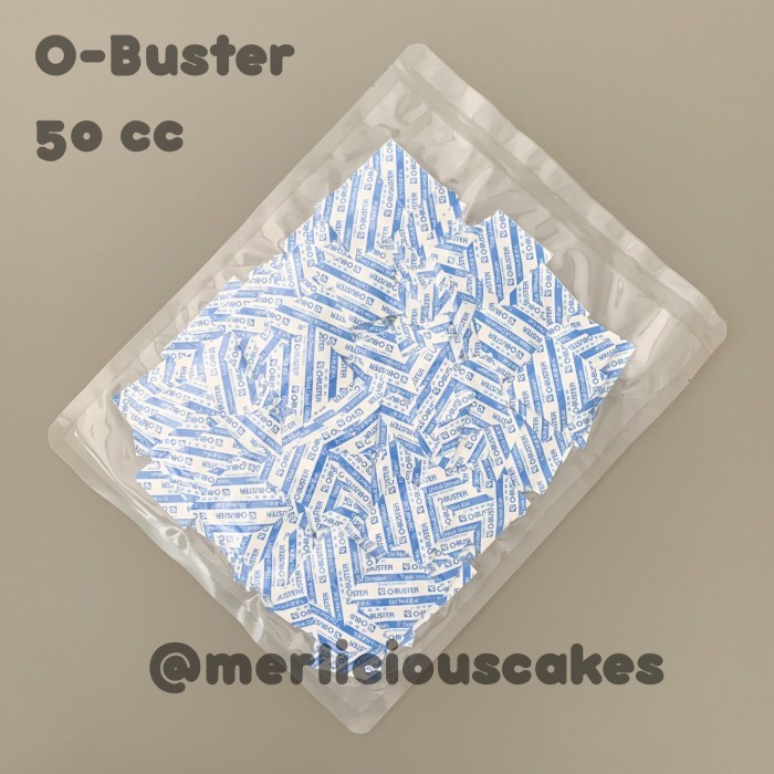 

Produk Unggulan] 200 Pcs O Buster 50 cc O-Buster Oxygen Absorber Pengawet Makanan