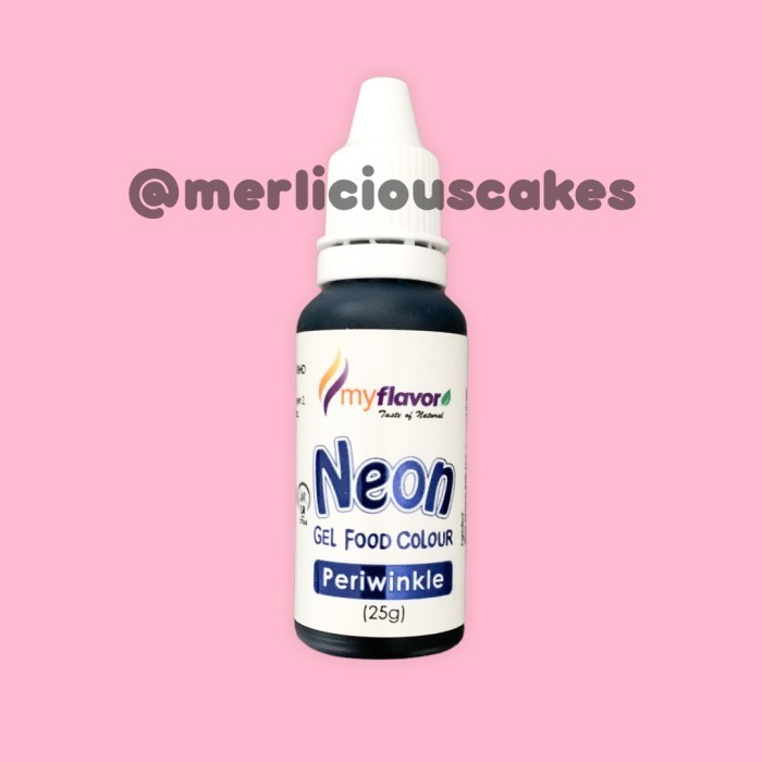 

#@#@#@#@] Periwinkle Neon Gel My Flavor Food Color Food Colour Pewarna Makanan