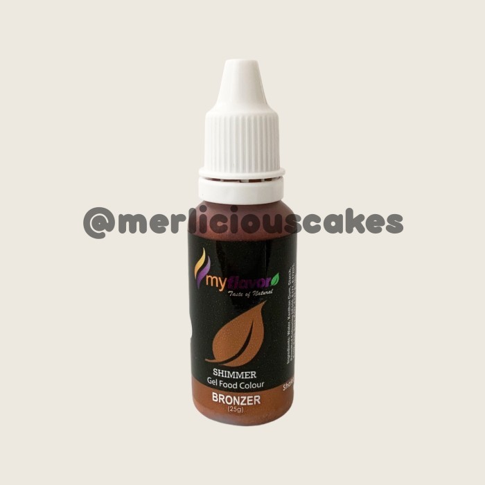 

><><><] My Flavor Bronzer Shimmer for Cake Painting Pewarna Makanan Halal