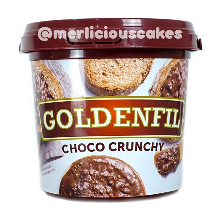 

\"\"\"\] Goldenfil Choco Crunchy 1 Kg Ovomaltine Selai Roti Filling Donat Kue