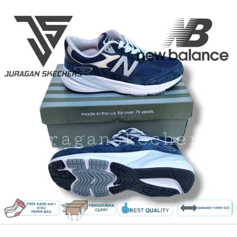 NEW BALANCE 990 V6 NAVY/NEW BALANCE 990 V6/SEPATU NEW BALANCE 990V6/NEW BALANCE PRIA/SNEAKERS