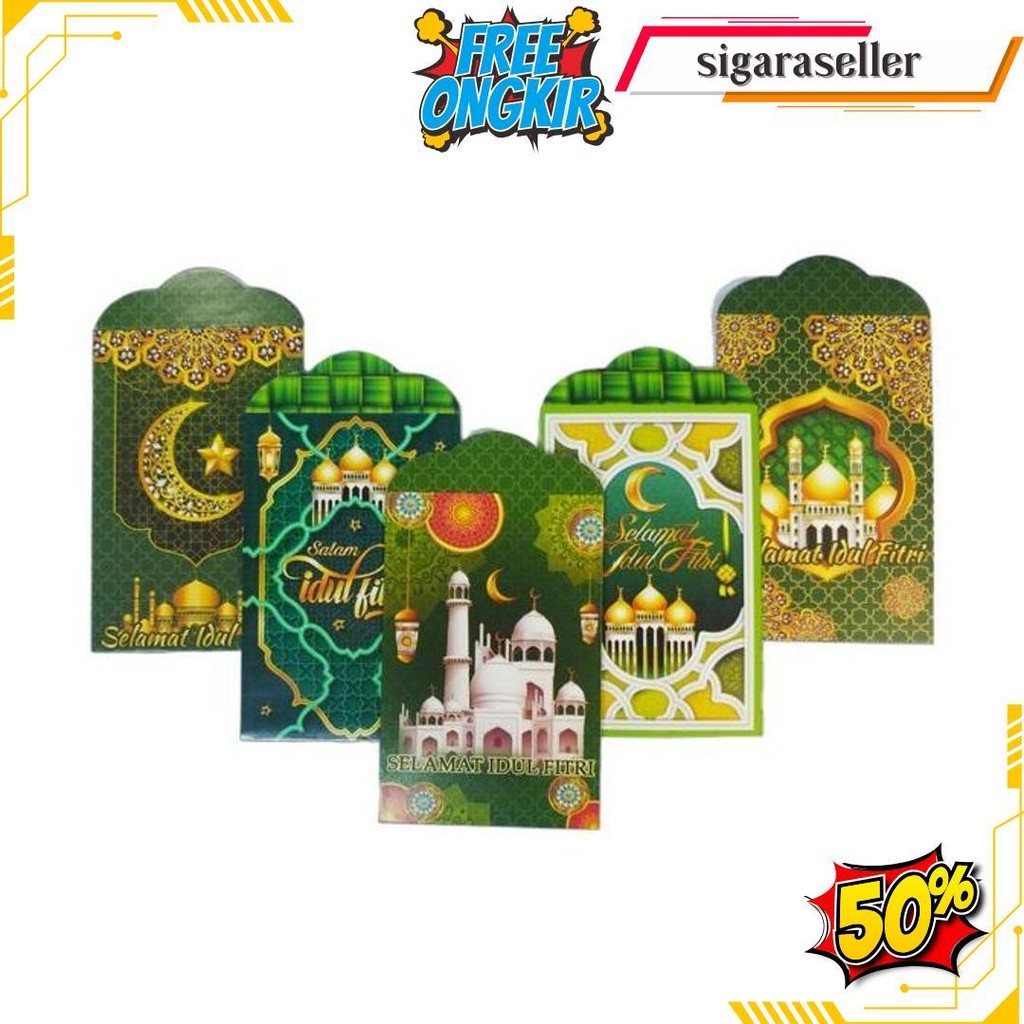 

Amplop Lebaran Isi 50 Lembar Angpao Idul Fitri Thr Lucu Unik Motif Karakter Siap Kirim