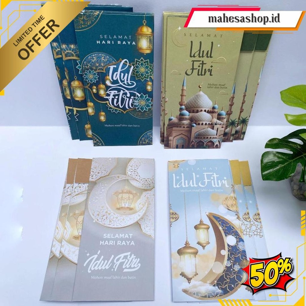 

Amplop Lebaran 2025 Unik Aesthetic 1 Pack ( Isi 20 Pcs ) Siap Pakai, Amplop Idul Fitri Jumbo Tanpa Lipat Gratis Ongkir