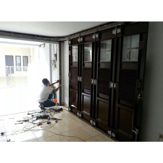 Jual Pintu Garasi Besi Sliding Garasi Di Depok